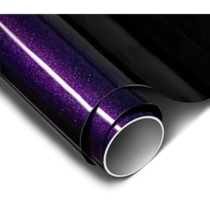 ColorFusion PPF by VViViD, Gloss Cosmic Purple Dry Apply PPF Vinyl Car Wrap Roll 1ft x 5ft