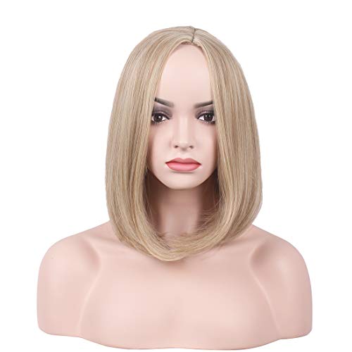 wildcos Short Blonde Mixed Cosplay Wig for Women