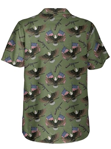 Hawaiian Shirt for Men Summer Funny Short Sleeve Button Down Shirts Gifts2