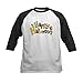 CafePress Happy Halloween Kids Baseball Jersey Kids Cotton Baseball Jersey, 3/4 Raglan Sleeve Shirt Black/White