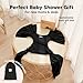 KeaBabies Baby Wrap Carrier Ring Sling - Easy to Wear, Adjustable D-Lite Baby Carrier Newborn to Toddler, Infant Carrying Shirt, Hands Free Bonding, Breathable Fabric Wearing Wrap (Trendy Black)