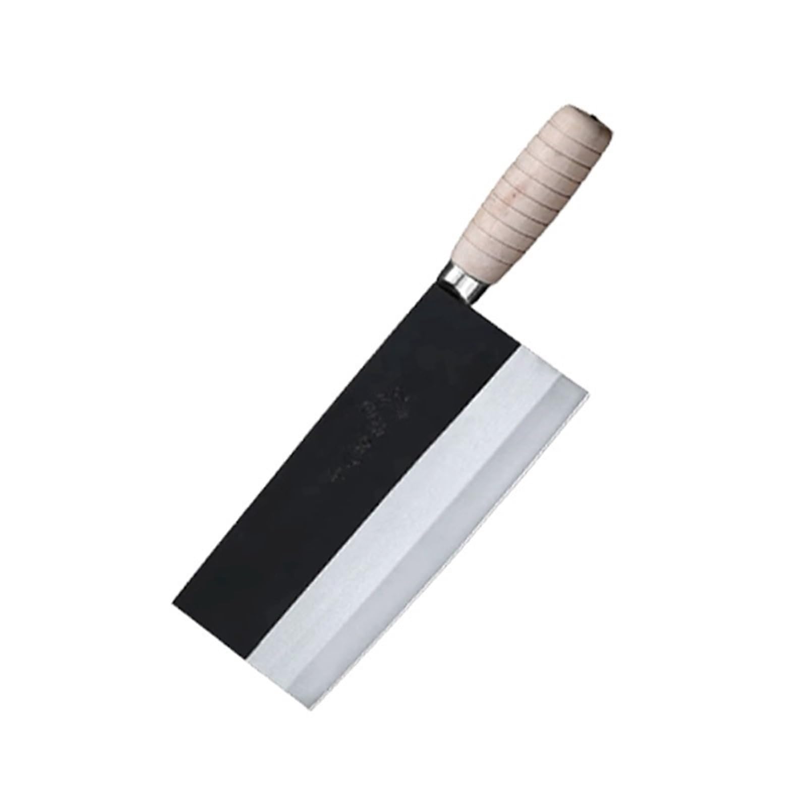 Couteau de cuisine professionnel chinois à lame carbone pour découpes nettes