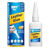 Leather Glue - 30g Leather Glue Adhesive, Clear Super Glue for Bonding Between Leather and Leather, Leather and Others Materials, Suitable for All Kinds of Leather, PU Leather,Permanent, Washable