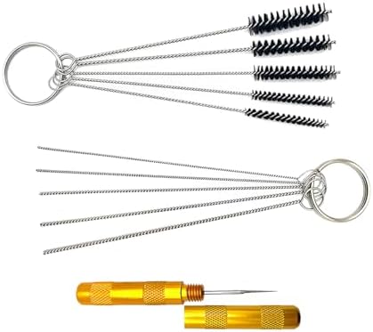 JNNJ 3 Piezas Kit Limpieza Pistola Pulverizadora, Kit De Cepillos...
