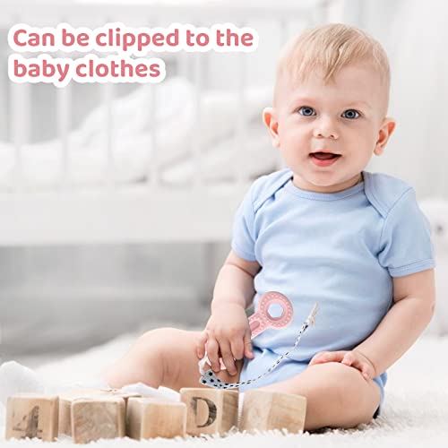 Image of Fu Store 8 Pack Soft Silicone Teething Toys for 0-12Months 6-24 Months Toddlers Infant Hammer Tools Shape Baby Teethers Relief Soothe Babies Gums Set