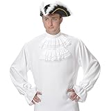 Taille unique FYCAR Chemise à Jabot Homme