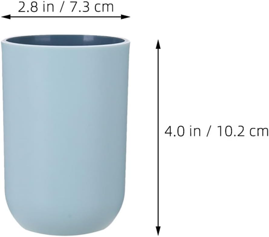 8pcs Toothbrush Holders for Bathroom - Lightweight Toothpaste Holders - Tumbler Cups Reusable Toothbrush Mouthwash Cup - Bath Counter Organizer