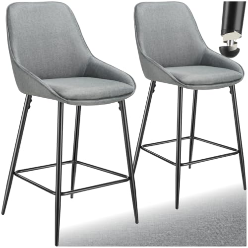 TecTake   Taburete Alto con Respaldo Taburete