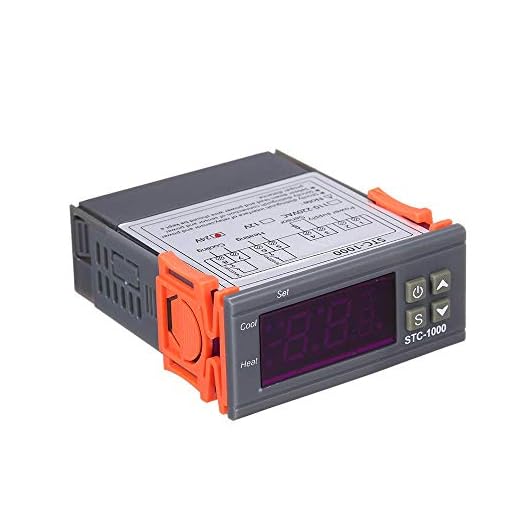 Decdeal 1-STC-1000 Controlador Digital de Temperatura Calefacci¨®n Refrigeraci¨®n Cent¨ªgrado Termostato 2 Rel¨¦s Salida con Sensor