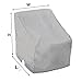 FCOUIID Boat Center Console Cover, 600D Marine Grade Polyester Canvas, Waterproof, Grey (Large Size up to 46