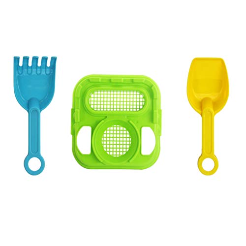 6 unidades/pacote Conjunto de brinquedos de areia de praia Kit de pá de balde de castelo Brinquedo d