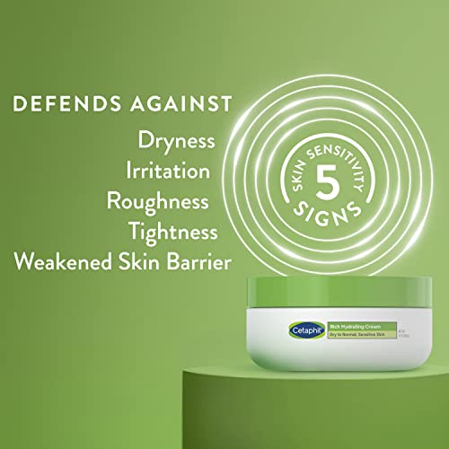 Cetaphil Rich Hydrating Night Cream For Face, With Hyaluronic Acid, 1.7 Oz, Moisturizing Cream For Dry To Very Dry Skin, No Added Fragrance, (Packaging May Vary) #TOP5