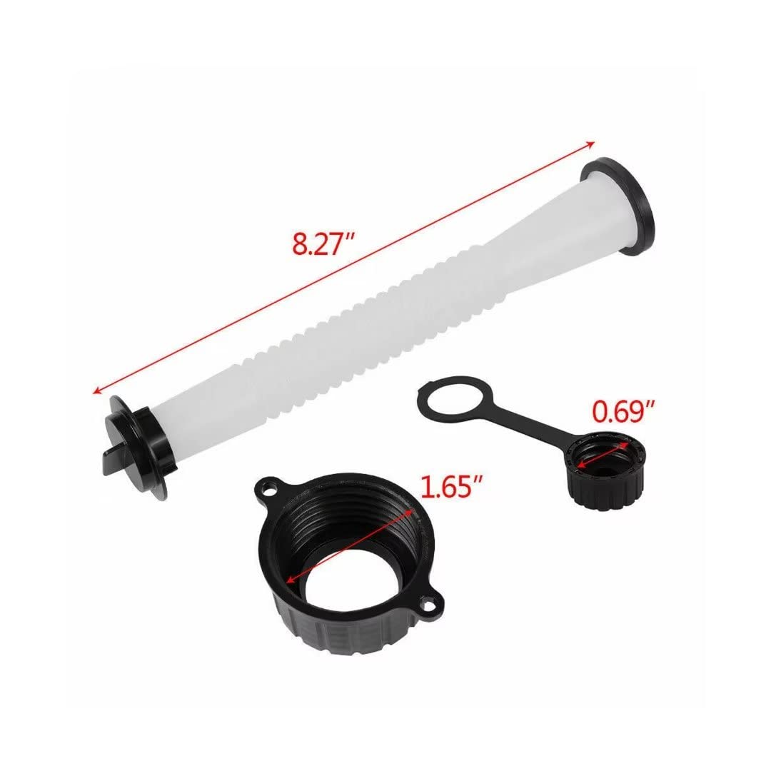 Gas Can Stopper Cap Replacement 3-Pack Gas Can Spout & Parts Kit – Fits Blitz, Rubbermaid, Gott, Rotopax & Jerry Cans Gas Can Repair Kit - Foto 14