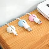 3pcs Mixed-Color Cable Clip Set: Effortlessly Manage Desktop Cables (Computer, Charging, Mouse & More)