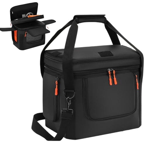  Bolsa Transporte Generador Solar Portátil Protectora Organizador Correa Hombro Accesorios