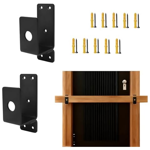 Storystore 2Pcs Door Barricade Brackets Cover