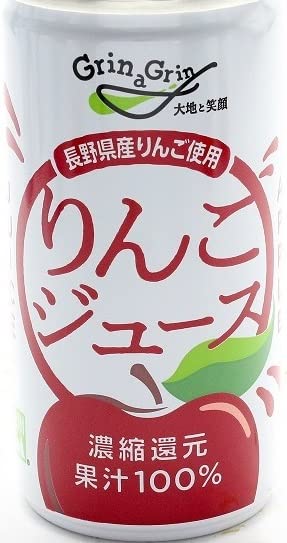 Amazon.co.jp: 長野興農 濃縮還元りんごジュース 195g×30本 : 食品