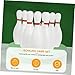 Toyvian 1set Boy Girl Bowling Game Set Fun Activity for Boys and Girls Promotes Interaction and Educational Development Lightweight and Safe Plastic for Ages White