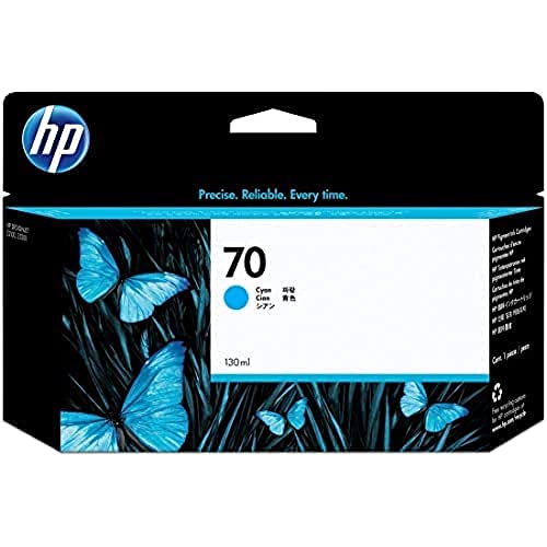 HP 70 Cyan Ink Cartridge (HP Designjet Z2100/Z5200/Z5400)