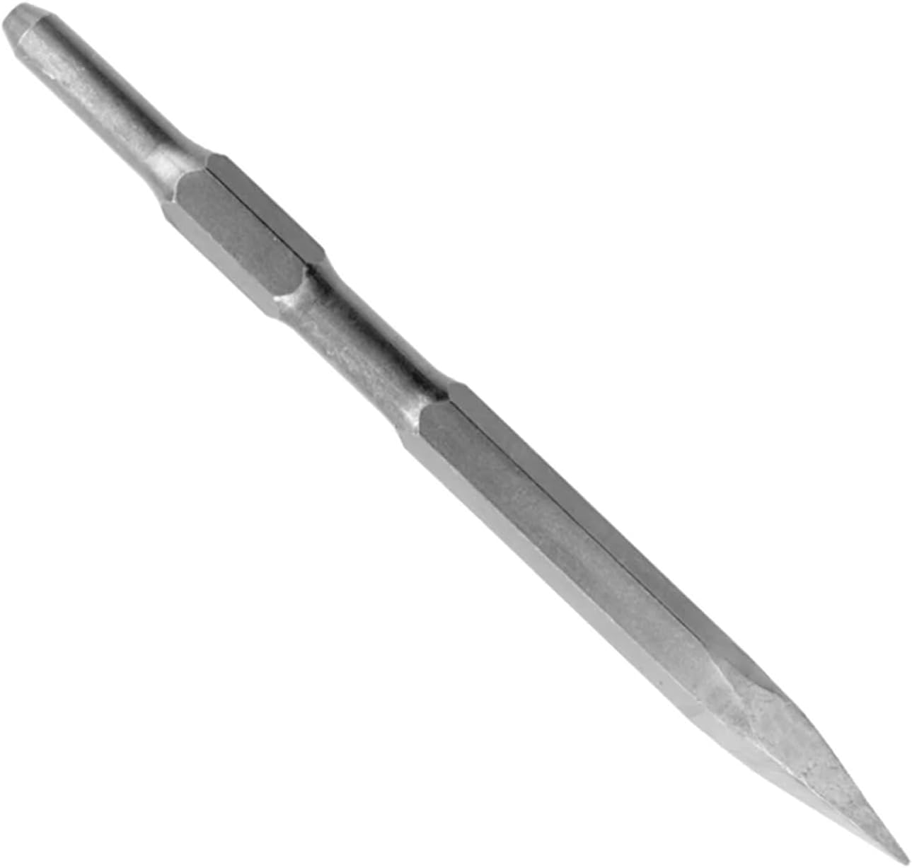 Hex Shank Rotary Hammer Chisel Bits Sds/Plus Groove Gouge Flat Chisel for Masonry Concrete Brick Stone(StyleA)