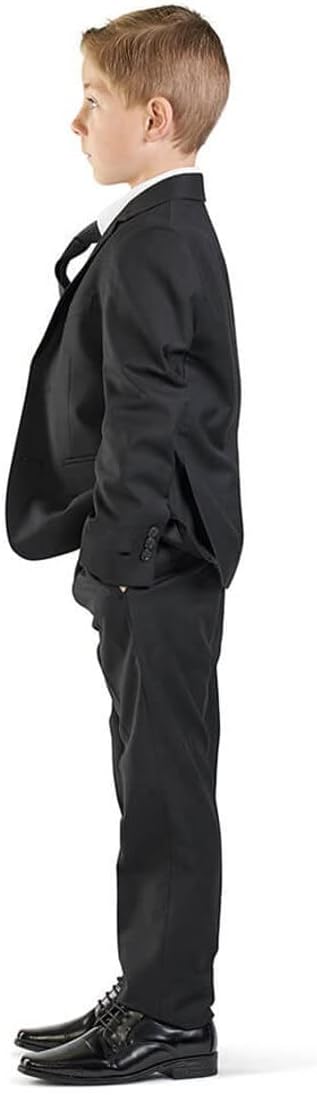 Boys' Three Pieces Suit School Homecoming Notch Lapel Jacket Single Breasted Vest & Pants