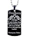 Real Bullet Design Dog-Tag Schwarz Brothers IN ARMS In Your Darkest Hour.we Will Fight Them Together AUG Numquam Retro + Namensgravur !GRATIS!