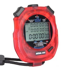 Ultrak 100 Lap Memory Timer – Red
