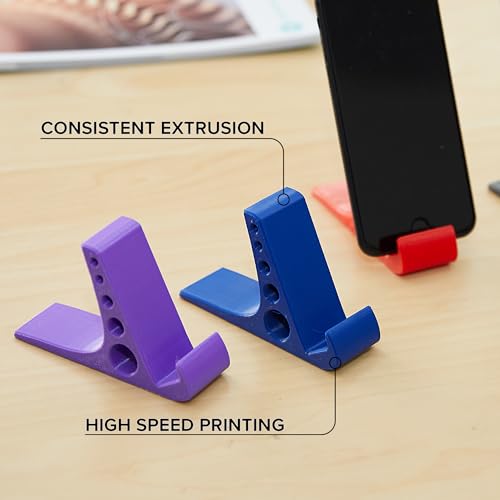 Image of Polymaker PETG Blue 3D Printer Filament 1.75mm 1kg, High Speed PETG up to 300mm /s, High Strength New Formula, Excellent Layer Adhesion, Warp Free, Compatible with Most 3D Printers