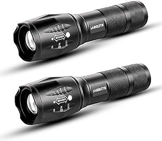 LED Emergency Handheld Flashlight with Adjustable Focus, Water Resistant, 5 Modes, Best Tactical