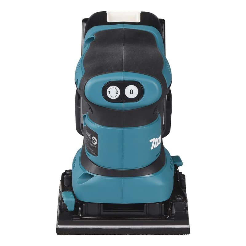 Makita DBO480ZJ Schwingschleifer 18 V LXT 112 x 102 mm (nur Produkt) aus Makpac
