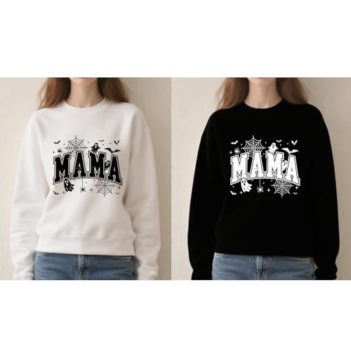 Spooky Mama Sweatshirt Halloween Mom Sweatshirt2