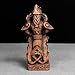 Dryad Design Norse God Figurine - Odin Statue -Viking All-Father Wood Finish Home Altar Decor