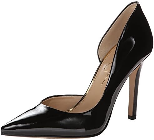 Jessica Simpson Claudette Women's D'Orsay Pointed High Heel Pump Black Size 9.5