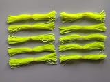 10 Bundles 50 Strands Fishing Silicone Skirts Spinnerbaits Buzzbaits Squid Rubber Line Jig Head Lure