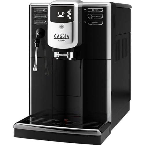 Gaggia Machine à café Superautomatique Anima CMF Barista Plus Noir argenté 1850 W 15 bar 250 g 1,8 l