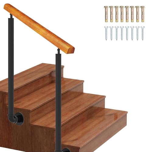 Rampe d'escalier extérieure en fer forgé robuste pour sécuriser votre porche - 2