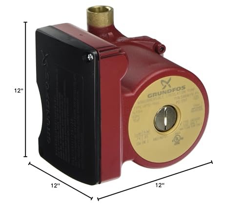 Grundfos 59896114 Pump, 1/2 Inch Sweat End Open System Circulator thumb #1