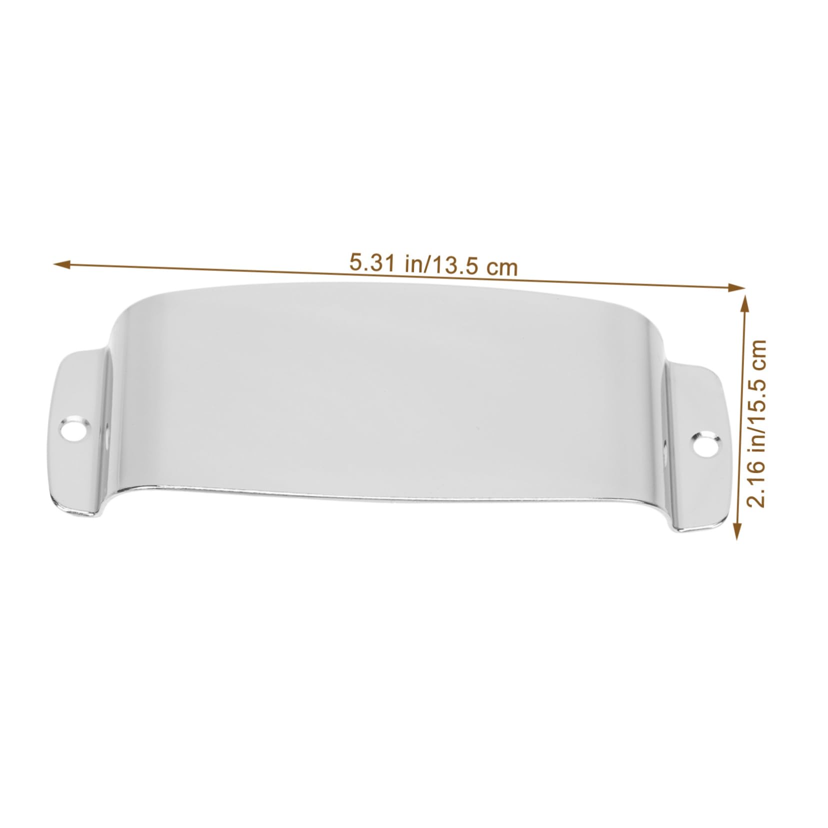 Yardwe 1Set Zinc Alloy Bass Pickup Cover Durable Hollow Design for Optimal Heat Dissipation Easy to Clean Bass Accessory for Musicians