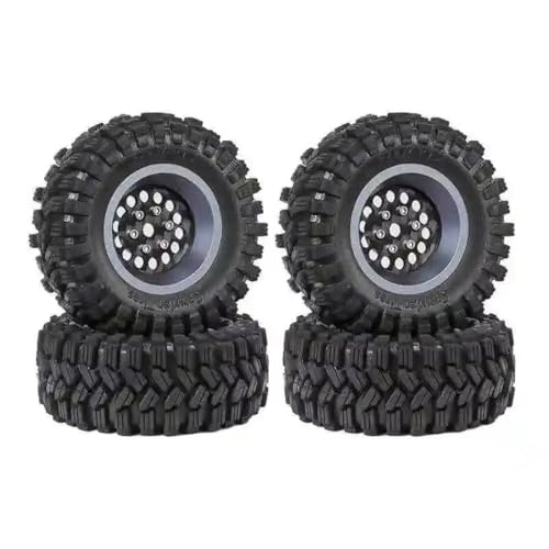 RC�^�C���Z�b�g For SCX24 For FMS 1/18�z�C�[���^�C��62x24mm 7mm�A�_�v�^�[1.2�C���`RC���f���J�[�A�b�v�O���[�h�A�N�Z�T���[�������i(A)