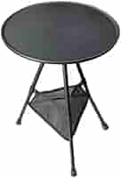 Junterone Klapptisch Outdoor - Rund & Tragbar Mit Dreibein