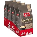 Melitta – Melitta Barista Caffè Crema, Kaffeebohnen, Stärke 3/5, 4 x 1