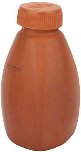 Earthen Clay Water Bottle Triangle (300 ml)