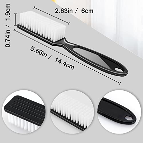 24 Pcs Handle Grip Nail Brush, Hofason Hand Fingernail Cleaner Brush Manicure Tools Scrub Cleaning Brushes Kit For Toes And Nails Women Men (Black) #TOP2
