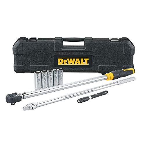 DeWALT DWMT82839 1/2” Tire Torque Wrench Change Kit w/Pen Light (8 PC)