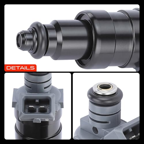 A-Premium Fuel Injectors Compatible with Jeep Wrangler 1997-2002, Cherokee 1996-2000, TJ 1997-2002 & Dodge Dakota 1996-2002, L4 2.5L, Set of 4, Replace# RL030778AB by A-Premium - Used condition - Image 9