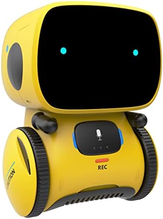 98K Robot Toy for Boys and Girls, Smart Talking Robots Intelligent Partner and Teacher with Voice Control and Touch Sensor, Singing, Dancing, Repeating, Gift Toys for Kids of Age 3 and Up