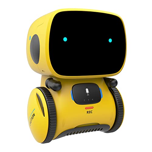 98K Robot Toys for Boys and Girls, Voice Control and Touch Sensor Interactive Smart Talking Robots Intelligent Partner and Teacher with Singing, Dancing, Repeating, Toy Gifts for Kids Age 3 and Up