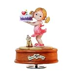 Christmas Toys Rotation Music Box Dancing Girl Rotating gâteau boîte à musique d'anniversaire de princesse Noël Nouvel An Musique Coffret Cadeau Rotating Mouvement Music Box Cadeau pour Noël/Anniversa