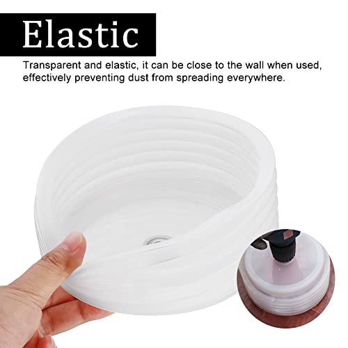 MOVKZACV Hole Saw Dust Shield,Bowl Drill Dust Cover Easy Operate Hole Saw Accessories Elastic Sealing Dust Bowl – Simple Attachment - Image 5