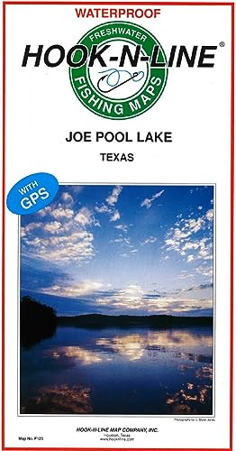 Joe Pool Lake Hook-N-Line F123 Fishing Map